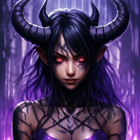 Фиолетовый демон