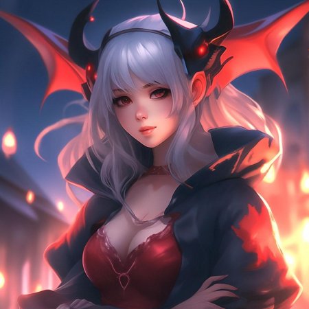 Аниме девушка вампир