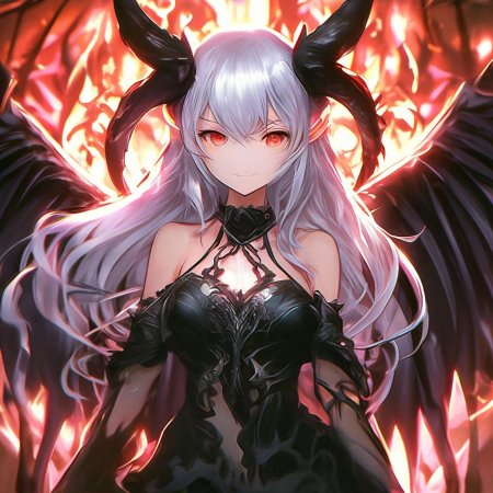 Демон аниме арт