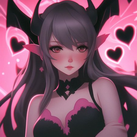 Аниме девушка демон