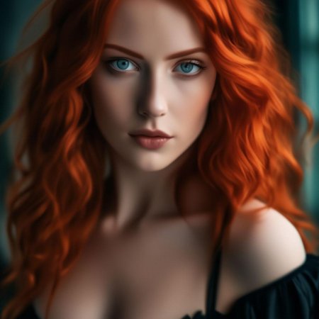 Рыжие девушки с зелеными глазами