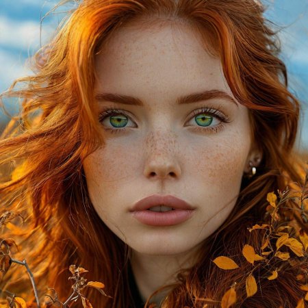 Зеленоглазая девушка