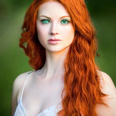 Женщина с рыжими волосами