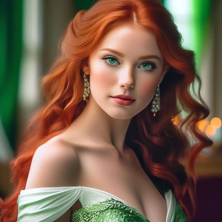 В красивом платье