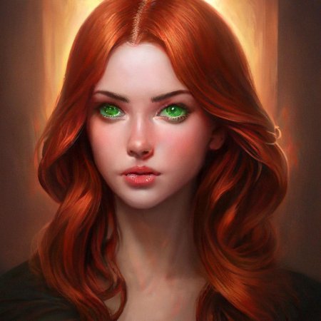 Девушка с зелеными глазами