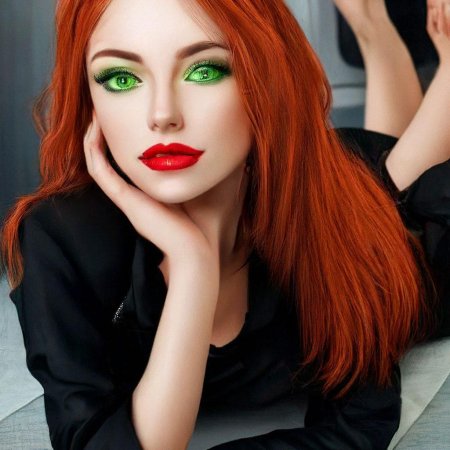 Макияж для рыжеволосых с зелеными глазами