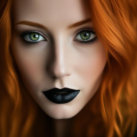 Девушка рыжая