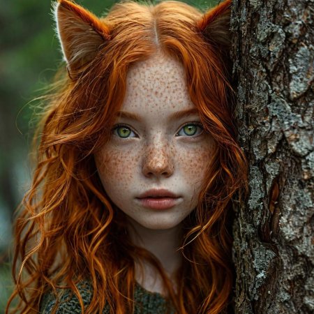 Зеленоглазая девушка