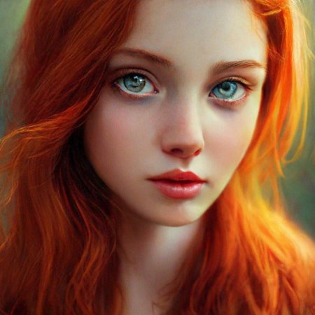 Милая рыжая девушка
