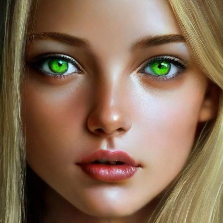 Красивые девушки с зелеными глазами