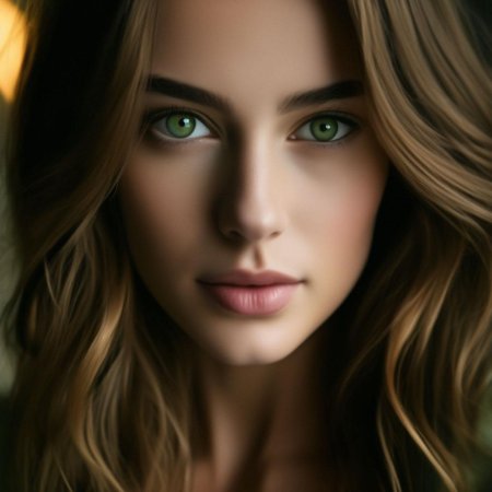 Зеленоглазая девушка