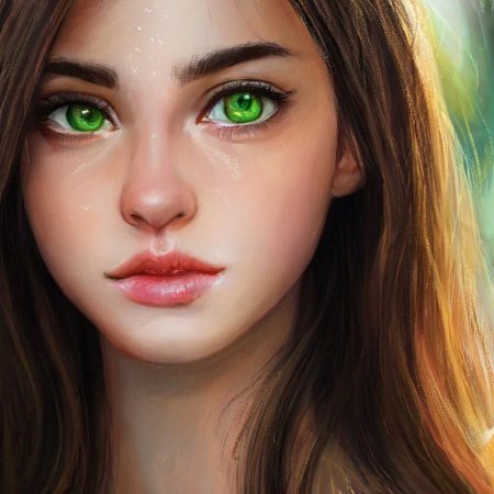 Зеленые глаза и русые волосы