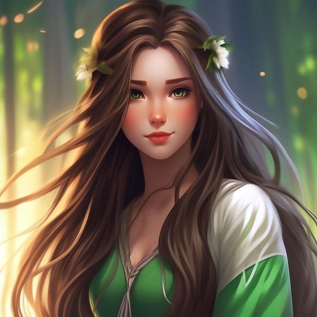 Девушка с длинными русыми волосами