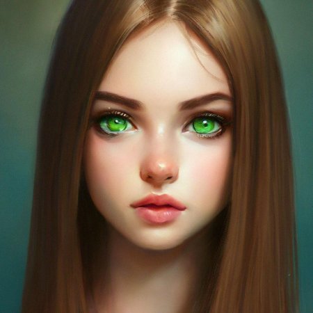 Девочка с зелеными глазами