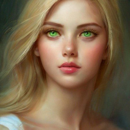 Блондин с зелеными глазами