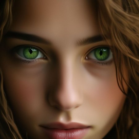 Девочка с зелеными глазами