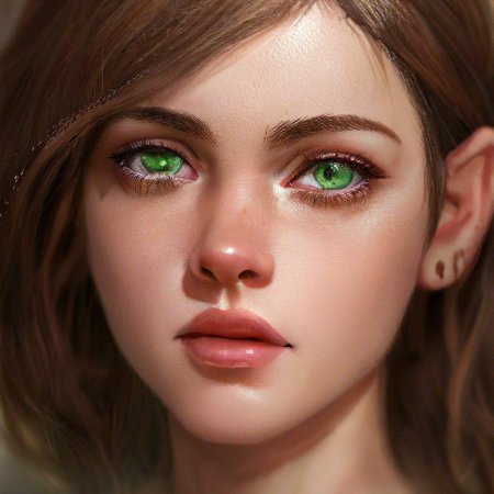 Девушка с зелеными глазами