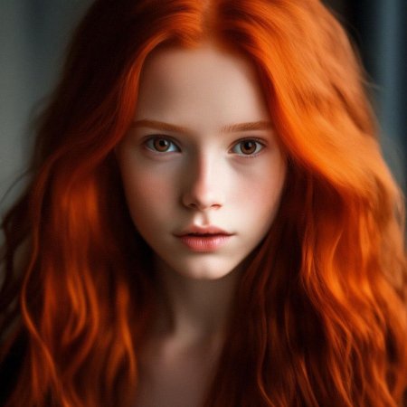 Рыжая девушка