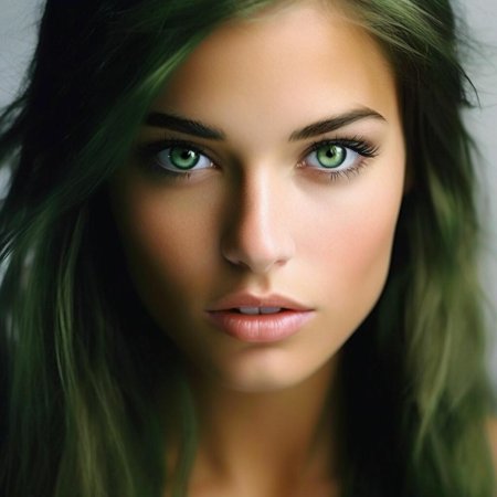 Женщина с зелеными глазами