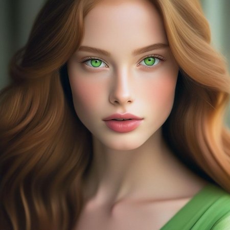 Красивые девушки с зелеными глазами
