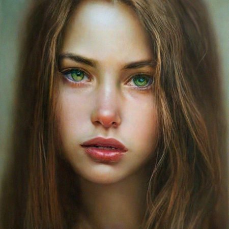 Девочка с зелеными глазами
