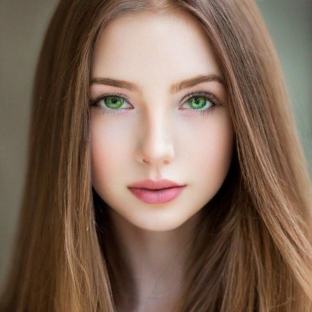 Русые волосы зеленые глаза