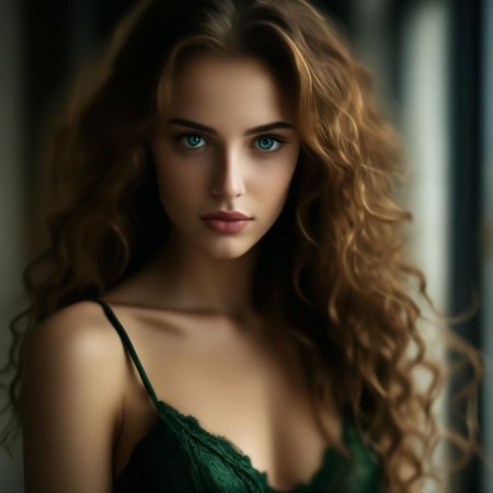 Зеленоглазая шатенка