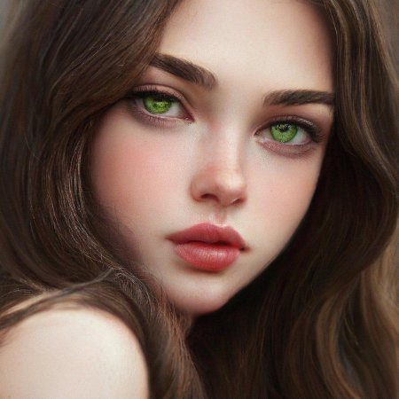 Тёмно зелёные глаза