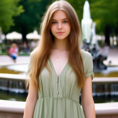 Светло русая девушка