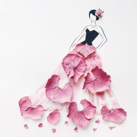 Платье цветок