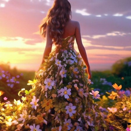 Девушка платье