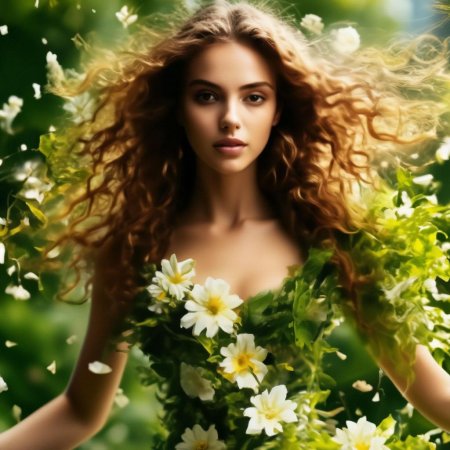 Красивая брюнетка