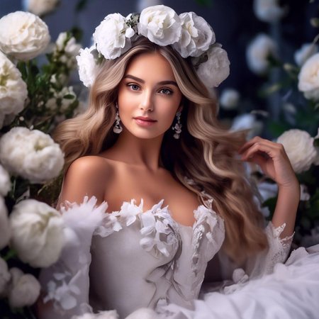 Красивая невеста