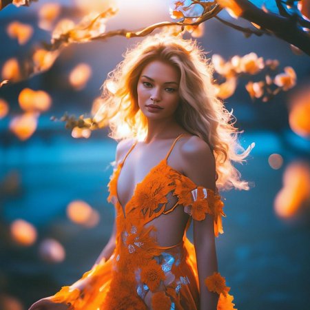 Девушка блондинка