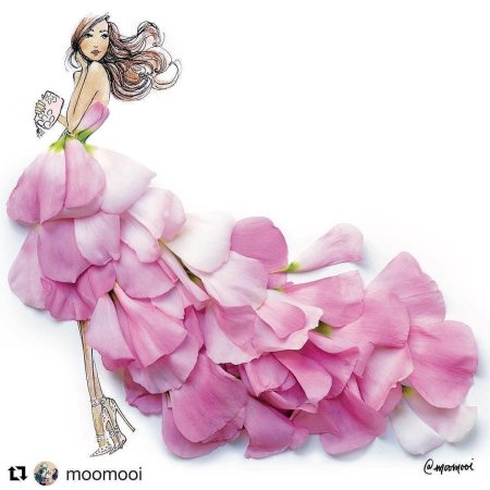 Девушка из лепестков