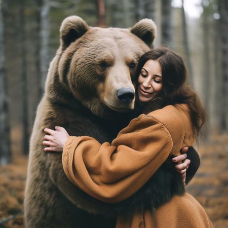 Медведь с медвежонком