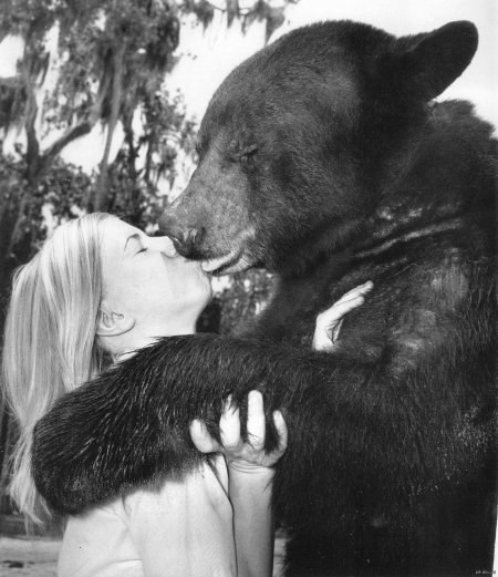 Девушка и медведь