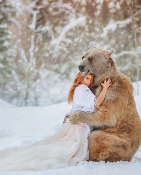 Фотосессия с медведем степаном