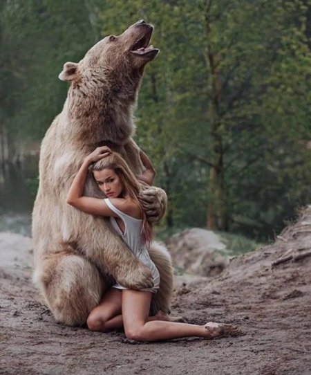 Фотосессия с медведем