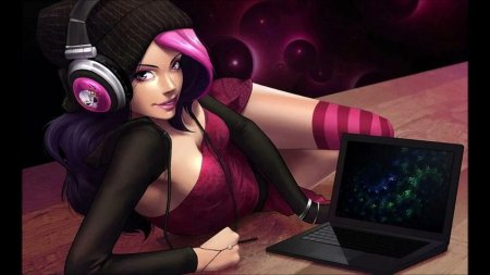 Девушка геймерша