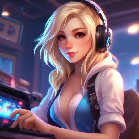 Девушка геймерша