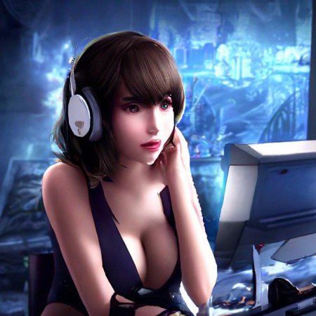 Геймер девушка