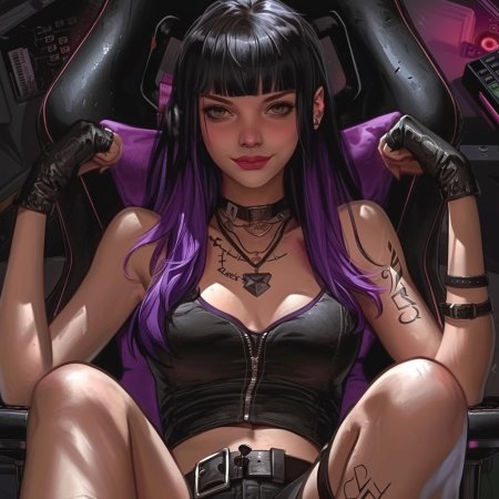 Киберпанк девушка