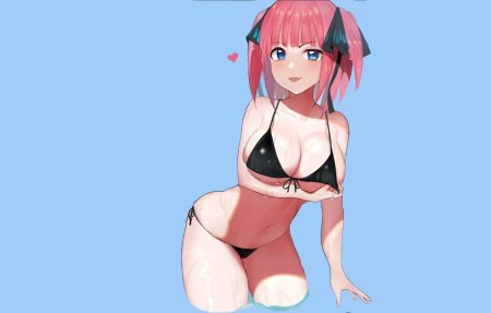 Sexy anime тян в купальниках красивые грудь