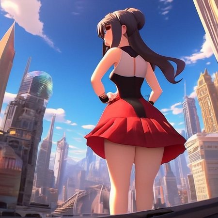 Гигантская женщина аниме