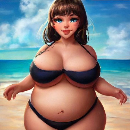 Жирная девушка