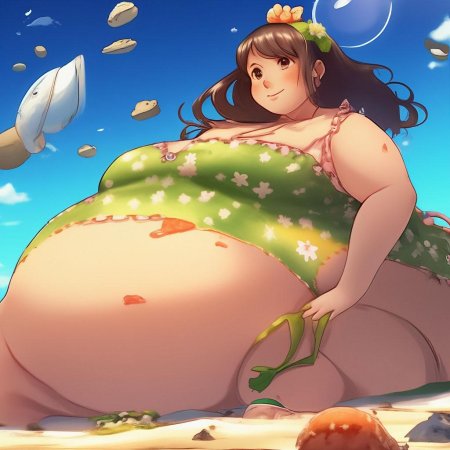 Аниме девушки толстые