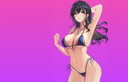 Аниме девушки в бикини