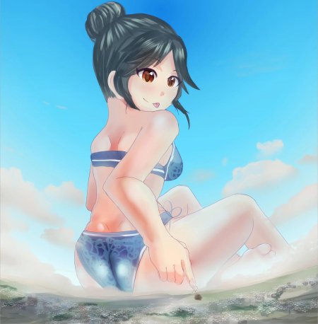 Макрофилия аниме великанши