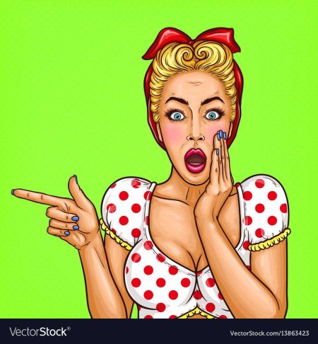 Девушки в стиле поп-арт